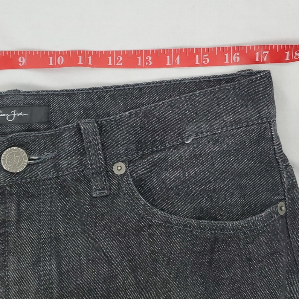 Sean John Denim Long Shorts Black Men's 34 - Picture 15 of 15